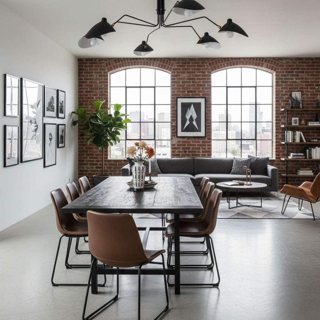 Multi-Arm Ceiling Lamp Lighting Lobby