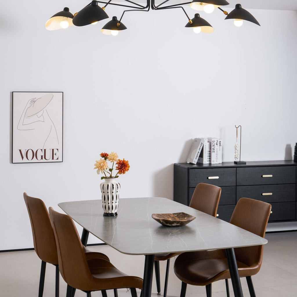 Multi-Arm Ceiling Lamp Lighting Lobby