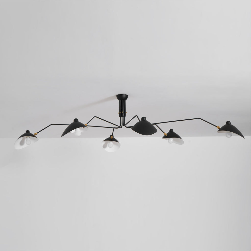 Multi-Arm Ceiling Lamp Lighting Lobby