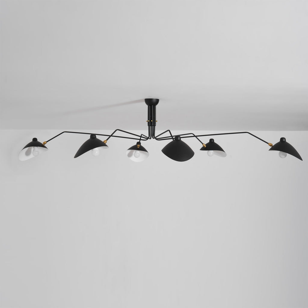 Multi-Arm Ceiling Lamp Lighting Lobby