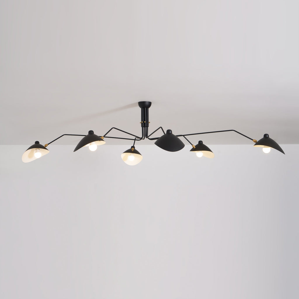 Multi-Arm Ceiling Lamp Lighting Lobby