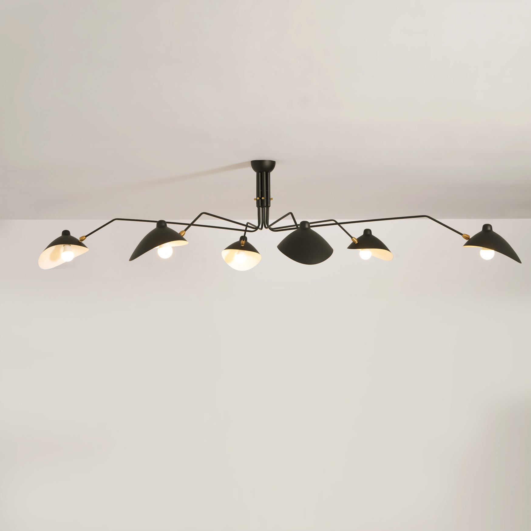 Multi-Arm Ceiling Lamp Lighting Lobby
