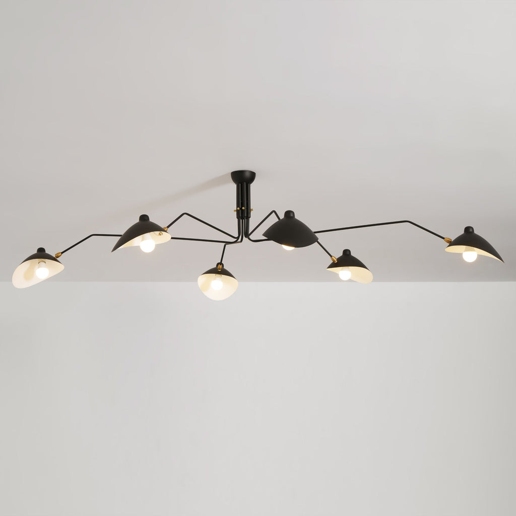 Multi-Arm Ceiling Lamp Lighting Lobby