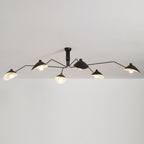 Multi-Arm Ceiling Lamp Lighting Lobby