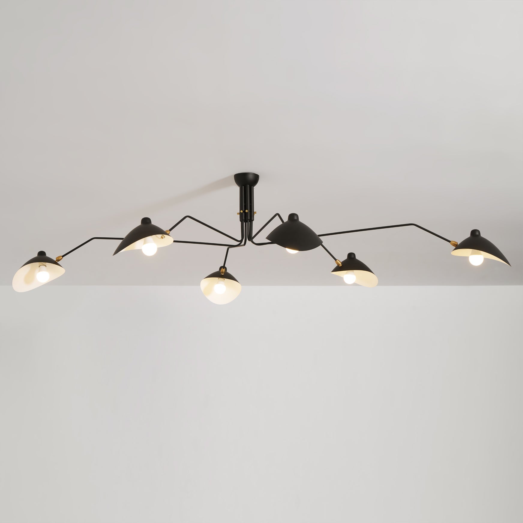 Multi-Arm Ceiling Lamp Lighting Lobby