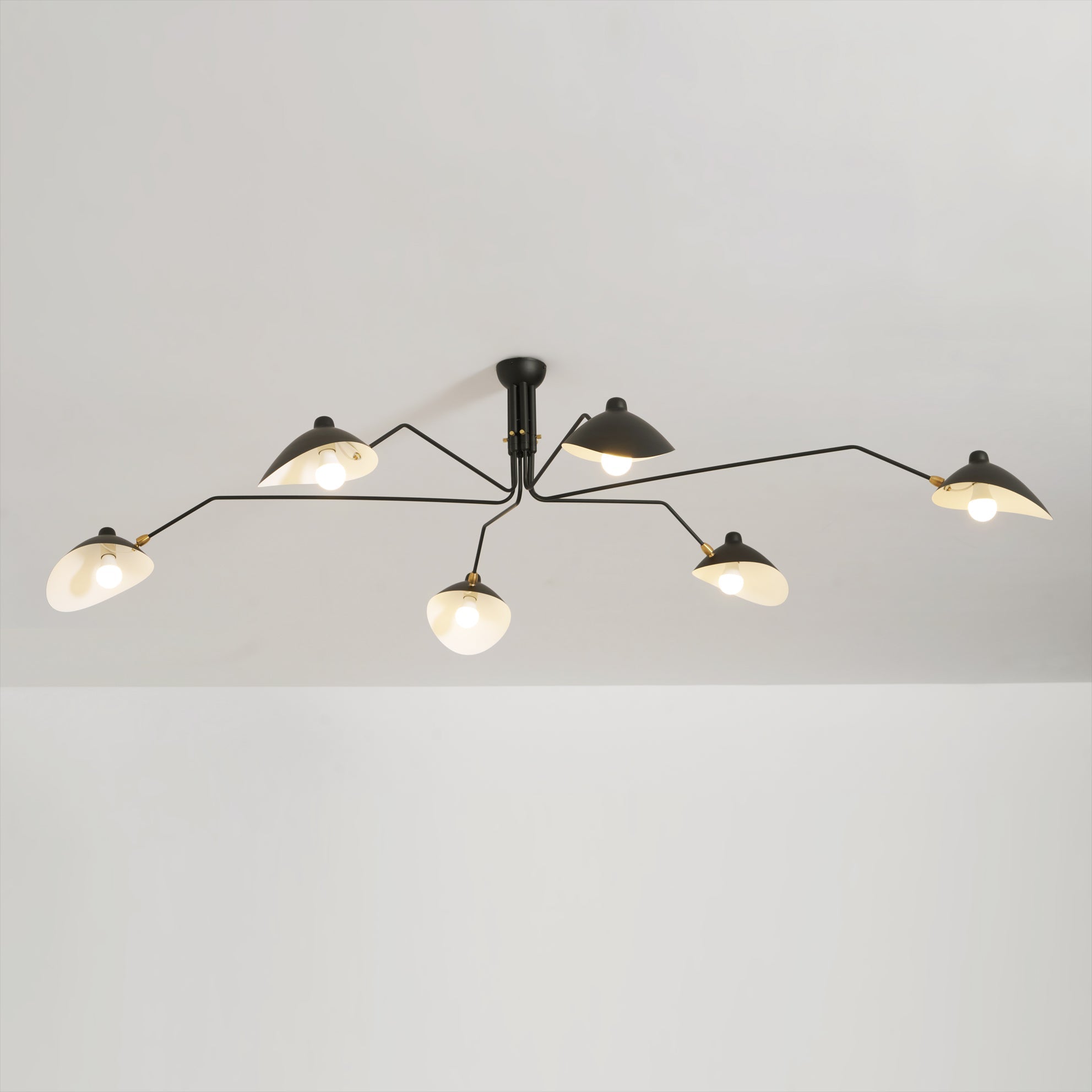 Multi-Arm Ceiling Lamp Lighting Lobby