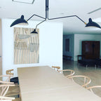 Multi-Arm Ceiling Lamp Lighting Lobby