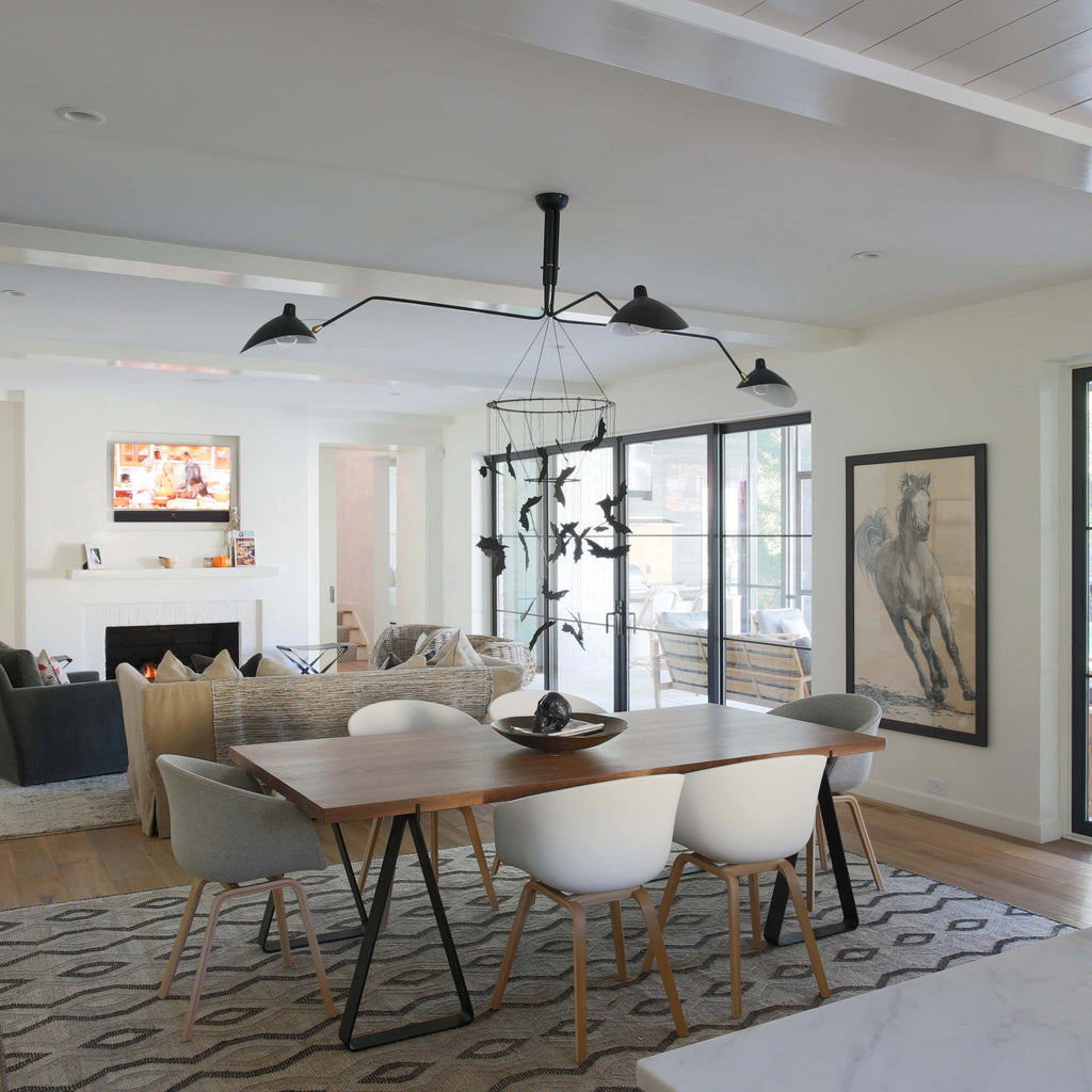Multi-Arm Ceiling Lamp Lighting Lobby