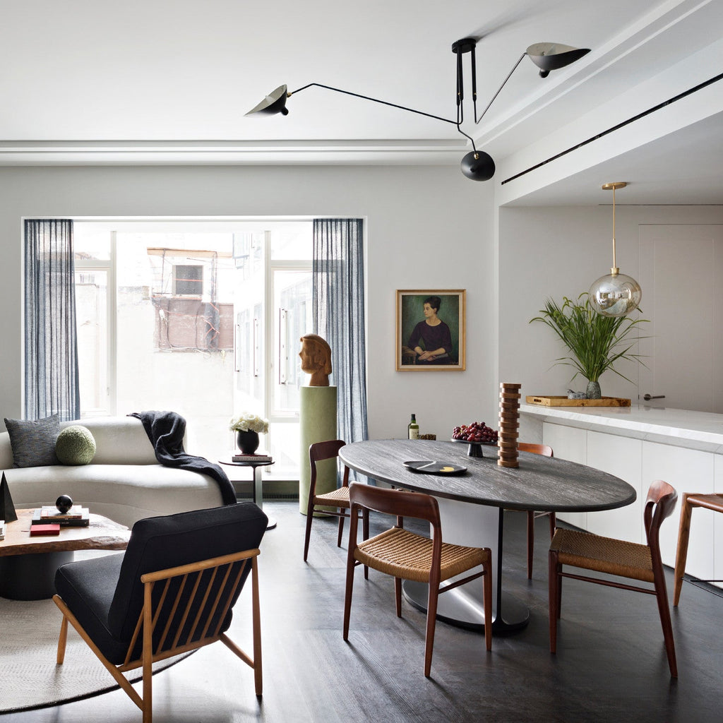 Multi-Arm Ceiling Lamp Lighting Lobby