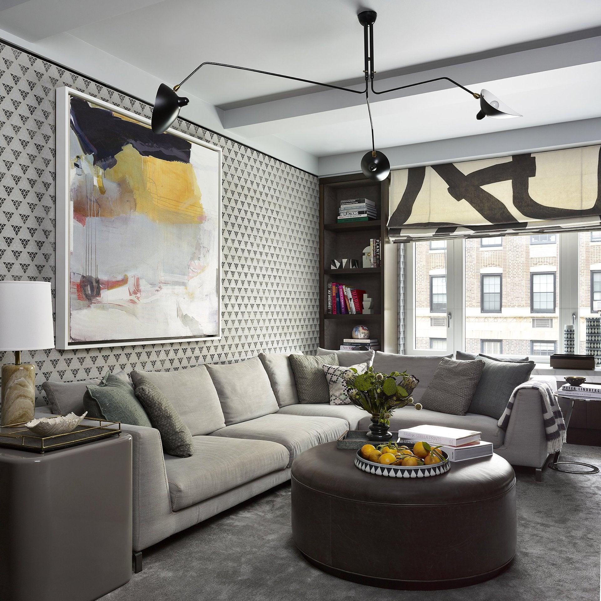 Multi-Arm Ceiling Lamp Lighting Lobby