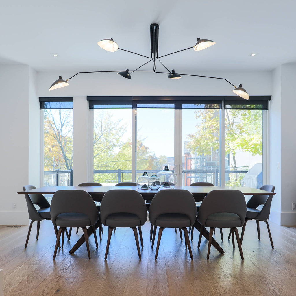 Multi-Arm Ceiling Lamp Lighting Lobby