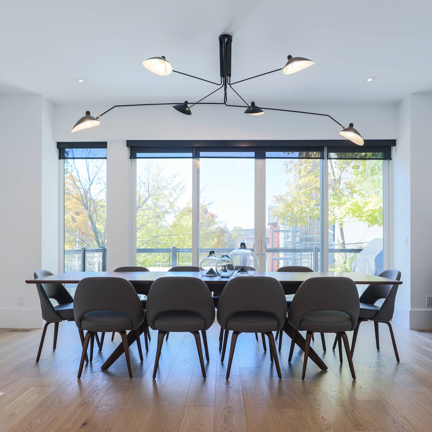 Multi-Arm Ceiling Lamp Lighting Lobby