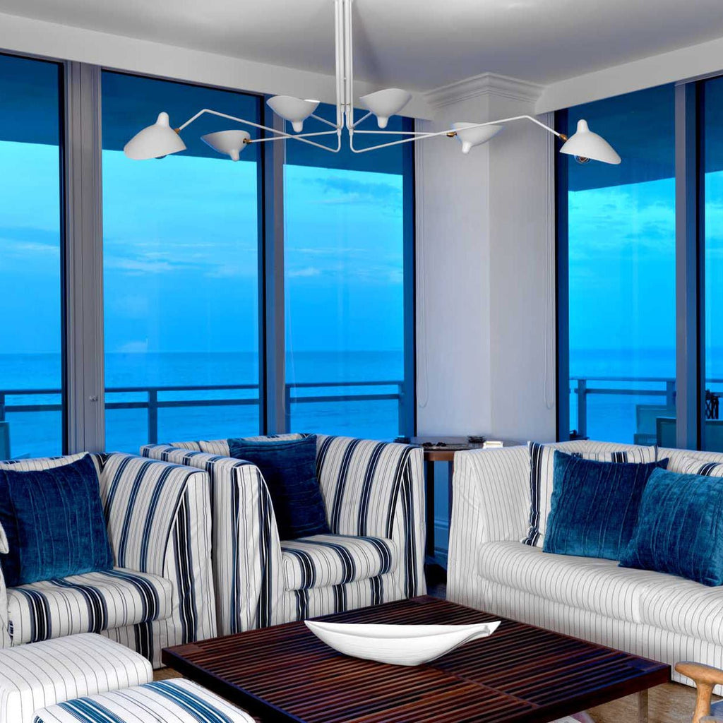 Multi-Arm Ceiling Lamp Lighting Lobby