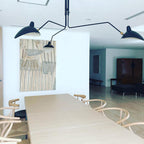 Multi-Arm Ceiling Lamp Lighting Lobby