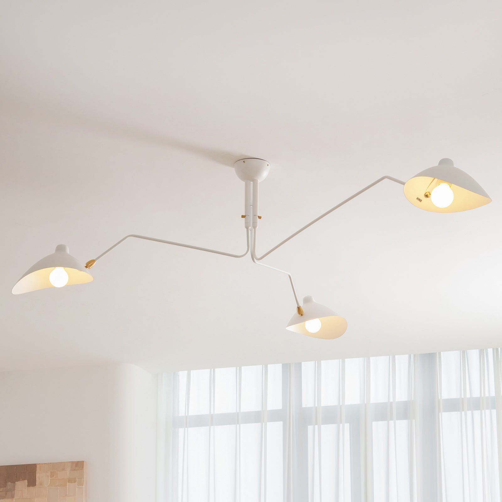 Multi-Arm Ceiling Lamp Lighting Lobby