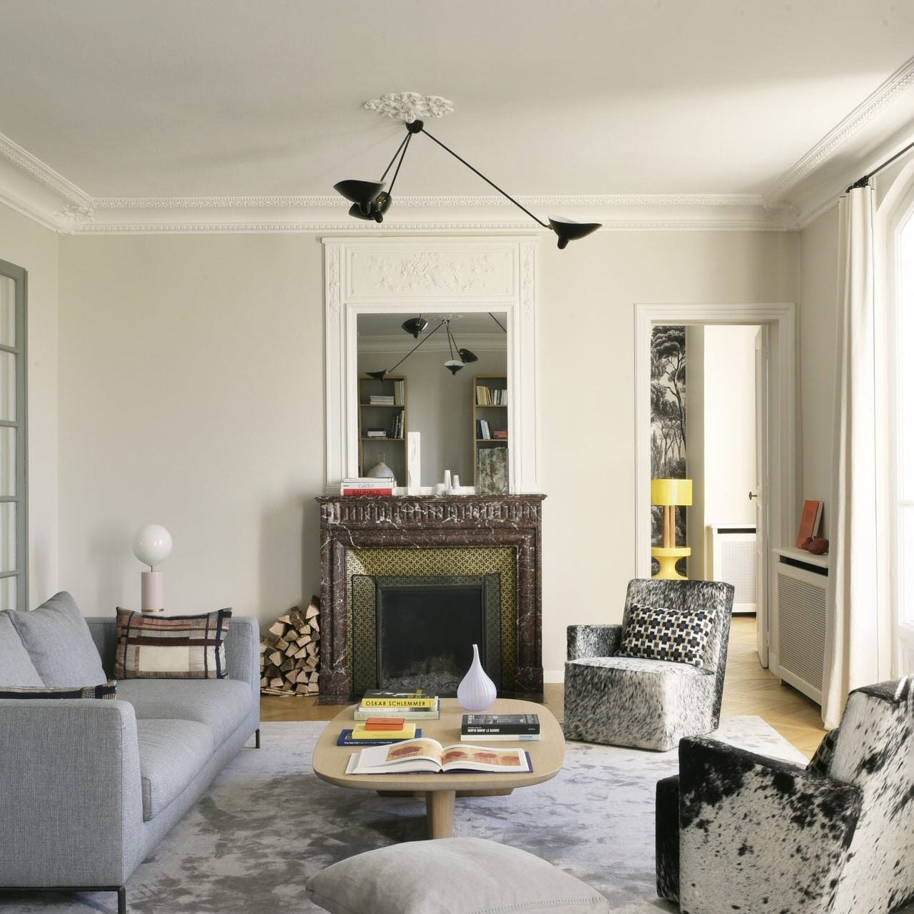 Multi-Arm Overhead Ceiling Light Lighting Lobby
