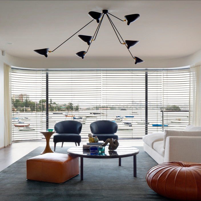 Multi-Arm Overhead Ceiling Light Lighting Lobby