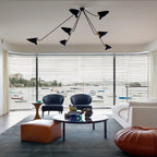 Multi-Arm Overhead Ceiling Light Lighting Lobby