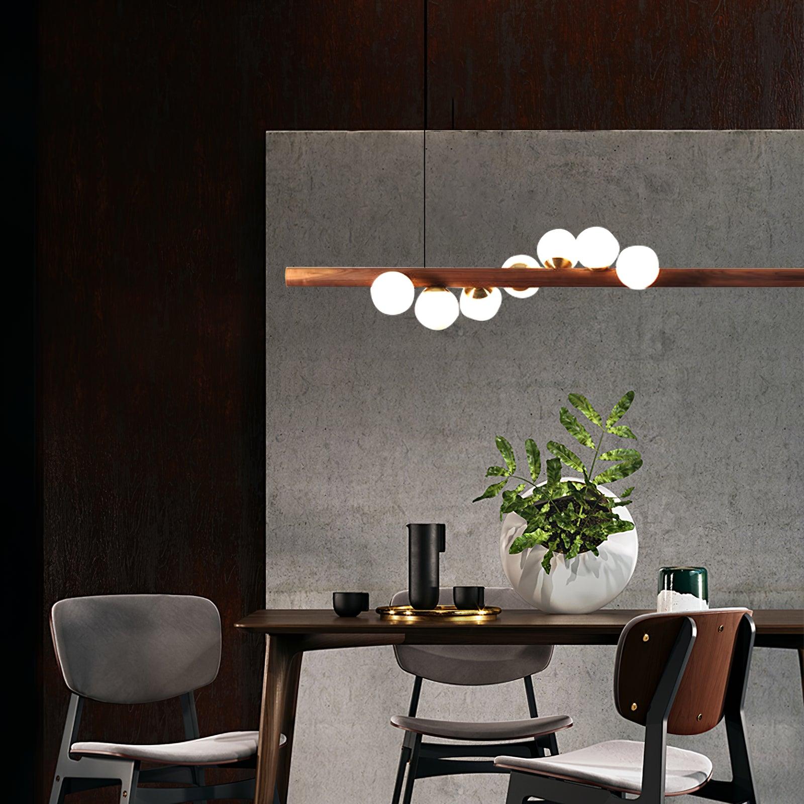 Nordic Wooden Ceiling Light Lighting Lobby