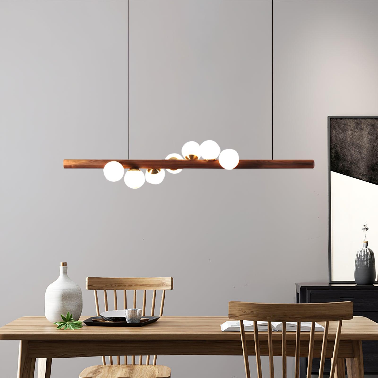 Nordic Wooden Ceiling Light Lighting Lobby