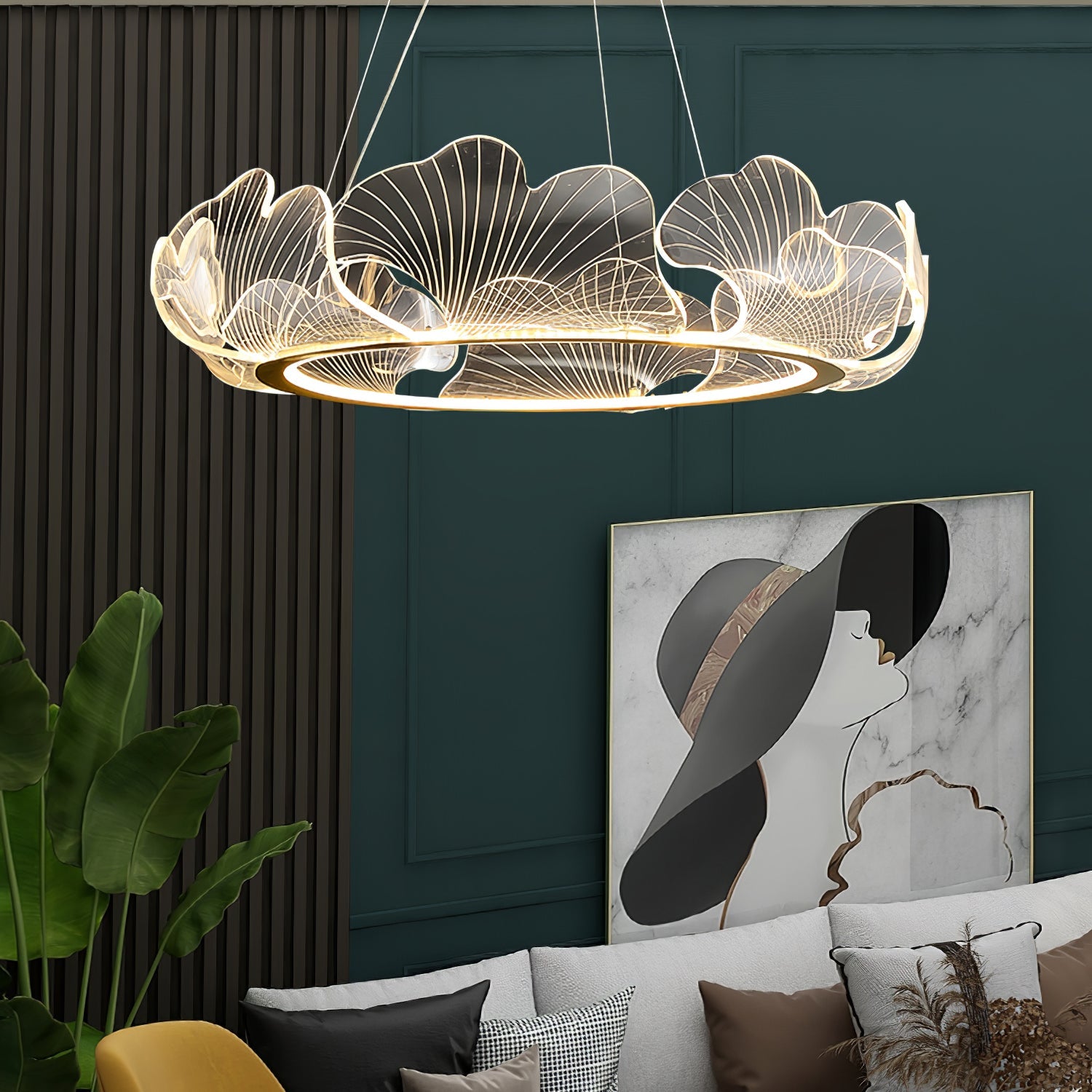 Ocean Ceiling Pendant Lighting Lobby