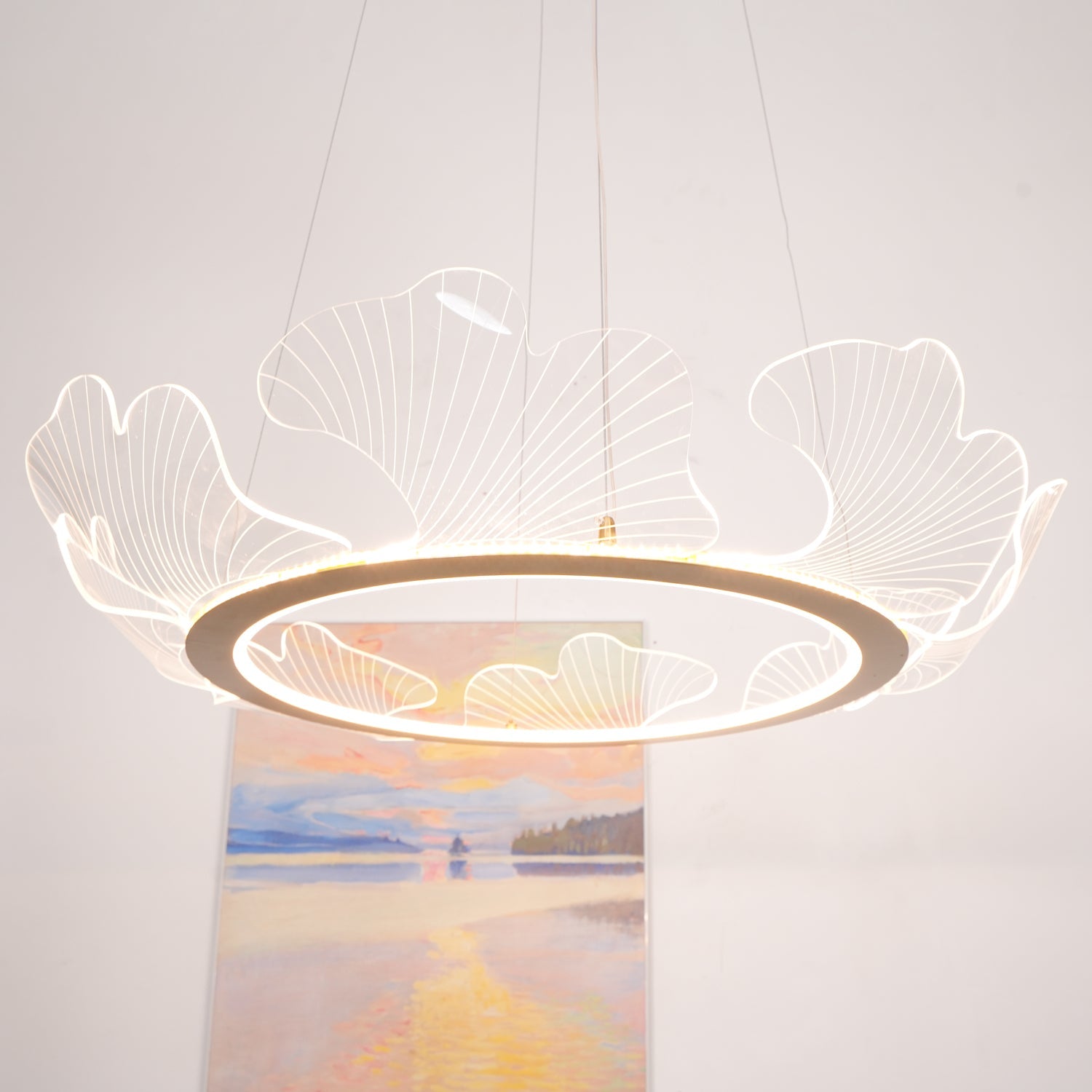 Ocean Ceiling Pendant Lighting Lobby