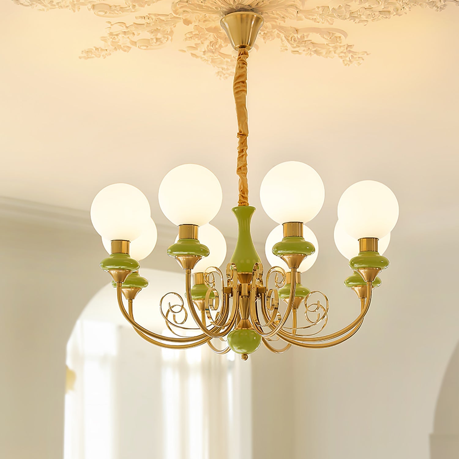 Onyx Ceiling Suspension Lighting Lobby