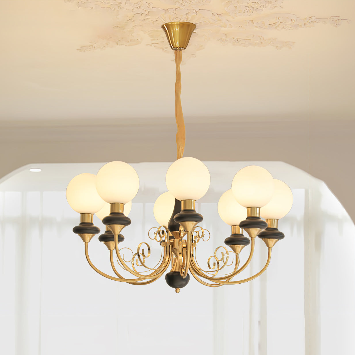 Onyx Ceiling Suspension Lighting Lobby
