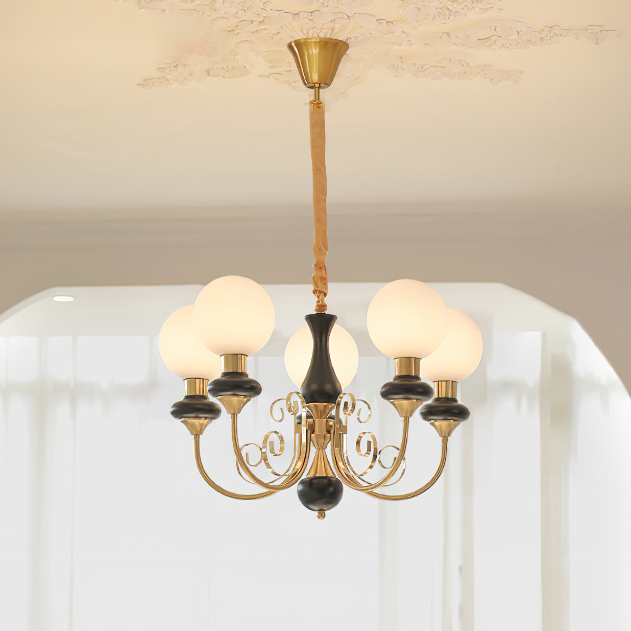 Onyx Ceiling Suspension Lighting Lobby
