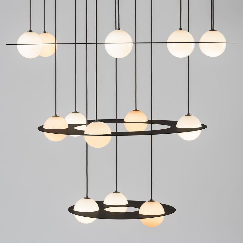 Orbion Black Ceiling Pendant Light Lighting Lobby