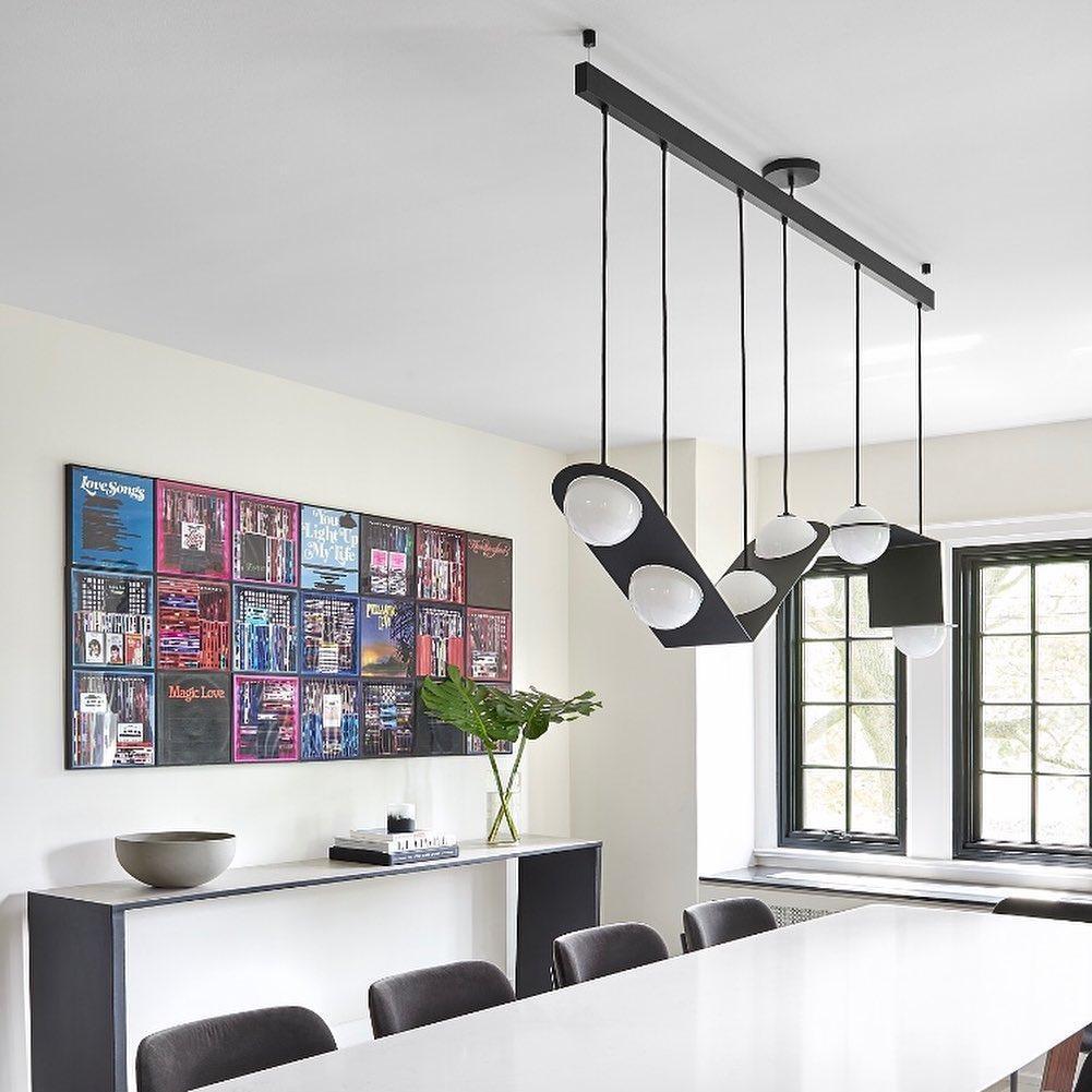 Orbion Black Ceiling Pendant Light Lighting Lobby