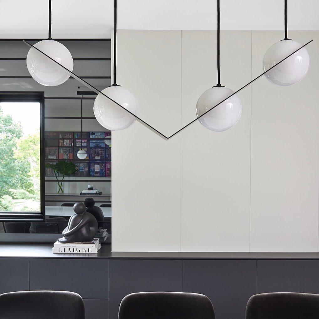 Orbion Black Ceiling Pendant Light Lighting Lobby