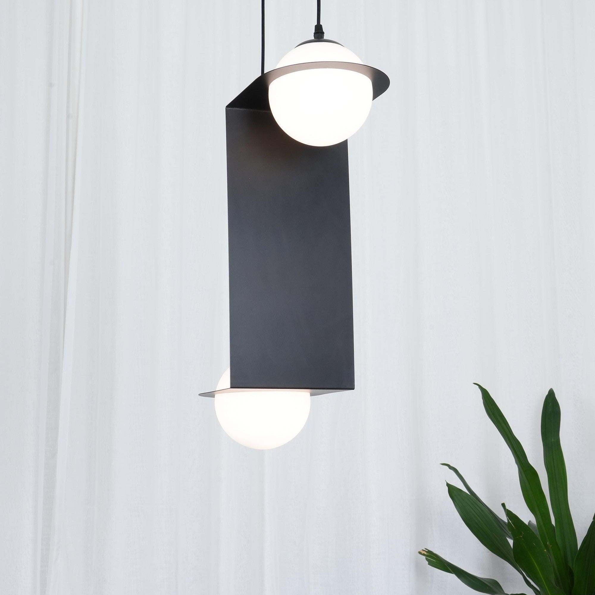 Orbion Black Ceiling Pendant Light Lighting Lobby