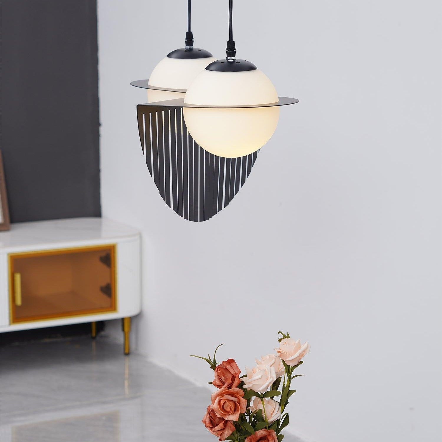 Orbion Black Ceiling Pendant Light Lighting Lobby