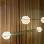 Orbion Black Ceiling Pendant Light Lighting Lobby