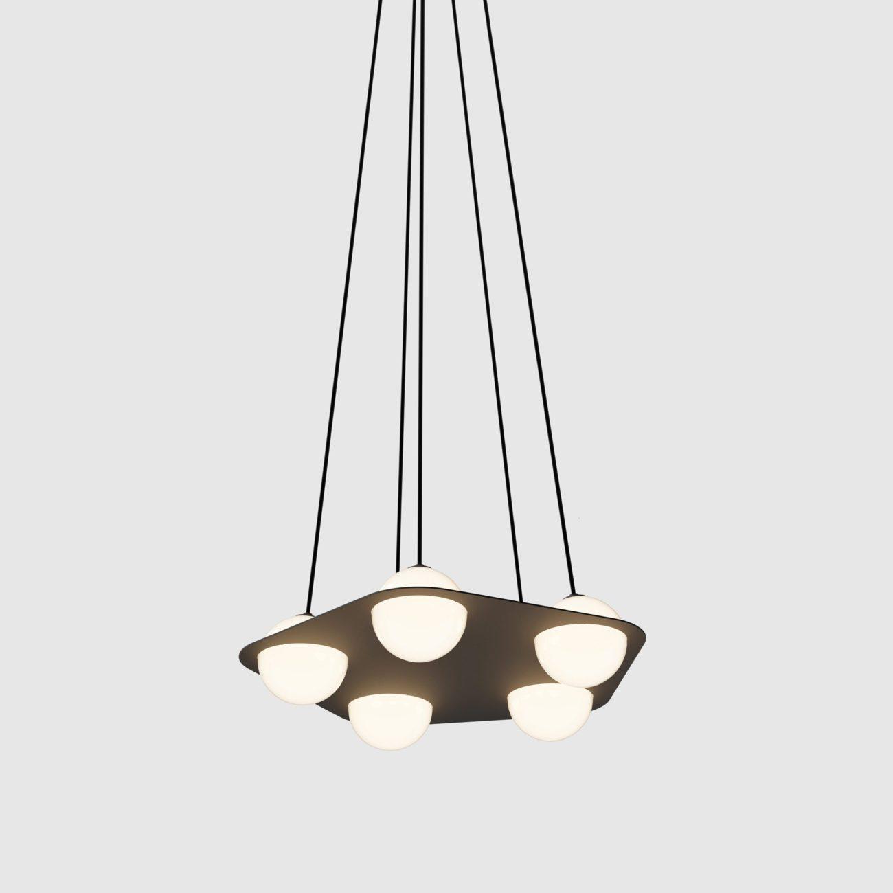 Orbion Black Ceiling Pendant Light Lighting Lobby