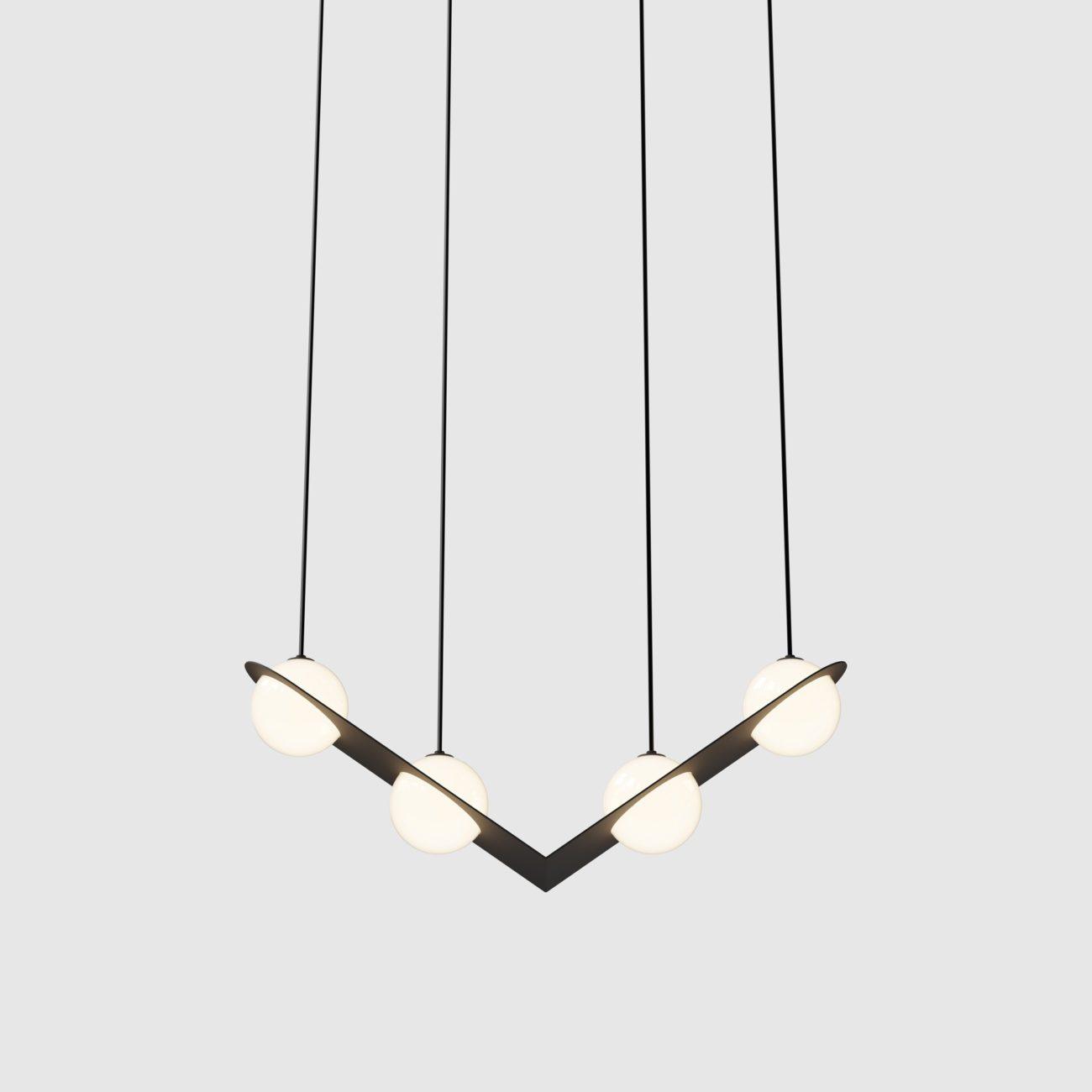 Orbion Black Ceiling Pendant Light Lighting Lobby
