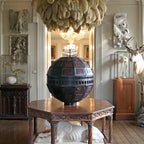 Ostrich Feather Ceiling Pendant Lighting Lobby
