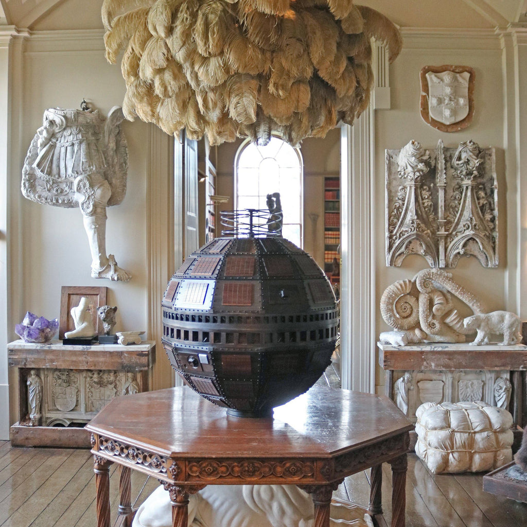 Ostrich Feather Ceiling Pendant Lighting Lobby