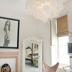 Ostrich Feather Ceiling Pendant Lighting Lobby