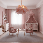 Ostrich Feather Ceiling Pendant Lighting Lobby
