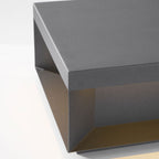 Outdoor Black Box Lamp Post Lighting Lobby