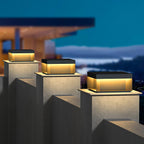 Outdoor Black Box Lamp Post Lighting Lobby