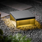 Outdoor Black Box Lamp Post Lighting Lobby