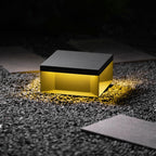 Outdoor Black Box Lamp Post Lighting Lobby