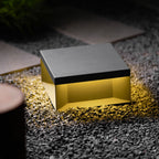 Outdoor Black Box Lamp Post Lighting Lobby