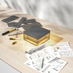 Outdoor Black Box Lamp Post Lighting Lobby