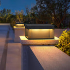 Outdoor Black Box Lamp Post Lighting Lobby