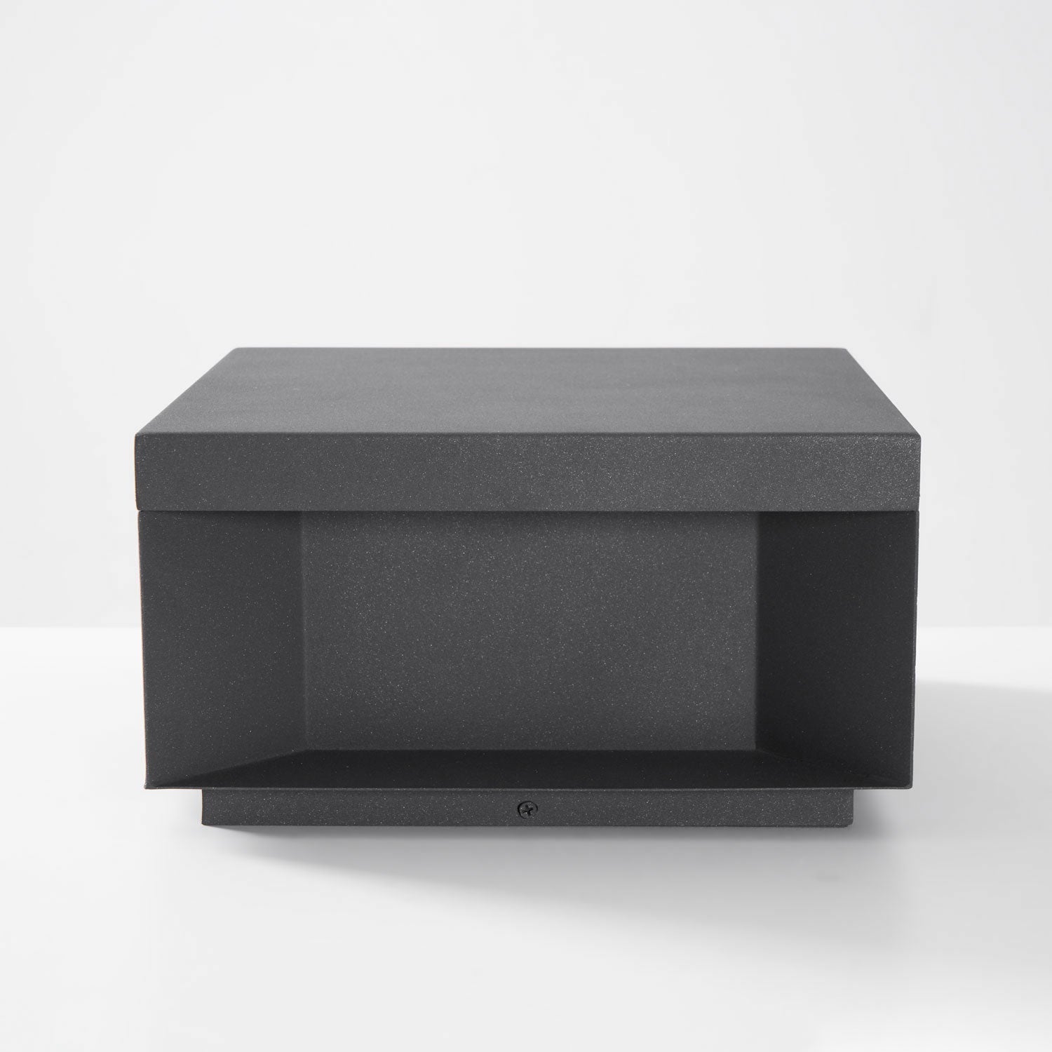 Outdoor Black Box Lamp Post Lighting Lobby