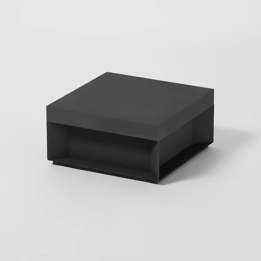 Outdoor Black Box Lamp Post Lighting Lobby